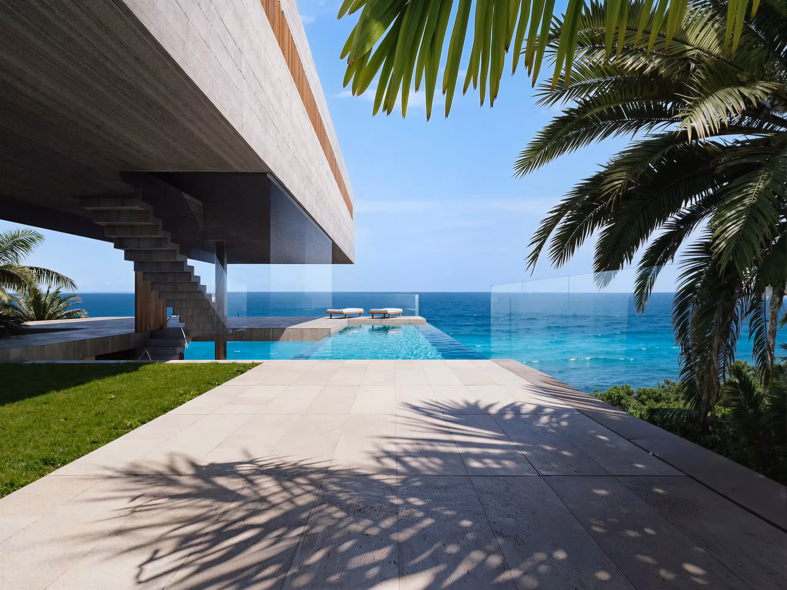 Arquitectura: render de la Casa BLNDR, proyecto NOA